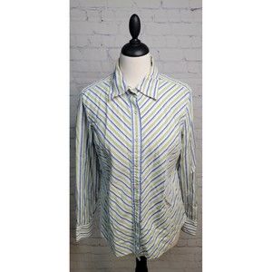 Vintage Tommy Hilfiger striped button-down Long Sleeve Size Lg